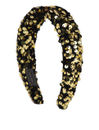 YouBella Black  Gold-Toned Embellished Hairband