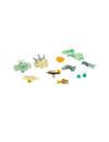 YouBella Green  Yellow Set of 7 and more Embellished Hair Accessory Set