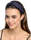 YouBella Women Navy Blue Printed Hairband