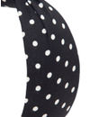 YouBella Hair Jewellery Dotted Hair Band Head Band for Girls and Women (Black)