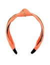 YouBella Peach-Coloured Striped Hairband