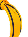 YouBella Yellow  Navy Blue Striped Hairband