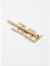 YouBella Gold-Toned & White Set of 2 Embellished Bobby Pins