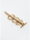 YouBella Women Gold & White Set of 2 Bobby Pins