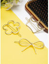 YouBella Women Set of 3 Gold-Toned Embellished Bobby Pins