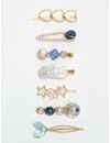 YouBella Jewellery Hair Accessories Stylish Combo of Hair Pin Hair Clip for Girls and Women (Multi-Color) (Style 3)