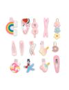 YouBella Jewellery Combo of 14 Hair Pins/Hair Clips for Girls and Women (Multi-Color) (YBHAIR_41601)