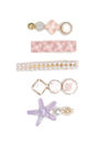 YouBella Jewellery Combo of 5 Hair Pins/Hair Clips for Girls and Women (Multi-Color) (YBHAIR_41608)