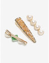 YouBella Jewellery Combo of 8 Hair Pins/Hair Clips for Girls and Women (Multi-Color) (YBHAIR_41610)