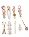 YouBella Jewellery Combo of 9 Hair Pins/Hair Clips for Girls and Women (Multi-Color) (YBHAIR_41611)