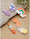 YouBella Jewellery Combo of 5 Hair Pins/Hair Clips for Girls and Women (Multi-Color) (YBHAIR_41615)