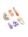 YouBella Jewellery Combo of 5 Hair Pins/Hair Clips for Girls and Women (Multi-Color) (YBHAIR_41615)