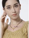 YouBella Gold Plated Jewellery Mangalsutra Pendant Necklace with Chain for Girls and Women