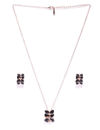 YouBella Black  Gold-Toned Enamel Jewellery Set