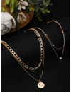 YouBella 
Set of 2 Gold-Toned Gold-Plated Layered Necklaces