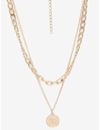 YouBella 
Set of 2 Gold-Toned Gold-Plated Necklaces