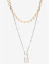 YouBella 
Set of 2 Gold-Toned & Silver-Toned Gold-Plated Chains