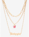 YouBella 
Set of 2 Gold-Toned Gold-Plated Layered Necklaces