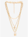 YouBella 
Gold-Toned Gold-Plated Layered Necklace