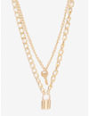 YouBella 
Gold-Toned Gold-Plated Layered Necklace