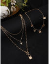 YouBella 
Set of 2 Gold-Toned Gold-Plated Necklaces