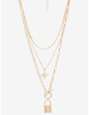 YouBella 
Set of 2 Gold-Toned Gold-Plated Necklaces