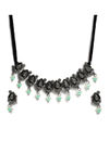 YouBella Jewellery Oxidised Silver Necklace Jewellery Set for Girls and Women