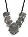 YouBella Jewellery Oxidised Silver Necklace Jewellery Set for Girls and Women