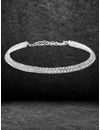 YouBella Stylish Latest Traditional Jewellery Silver Plated Choker Necklace for Women (White)(YBNK_5500)