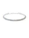 YouBella Stylish Latest Traditional Jewellery Silver Plated Choker Necklace for Women (White)(YBNK_5500)