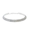 YouBella Stylish Latest Traditional Jewellery Silver Plated Choker Necklace for Women (White)(YBNK_5501)