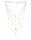 YouBella Gold-Plated Star  Circular Disk Shaped Layered Necklace