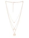 YouBella Jewellery Stylish ALLOY Gold Plated Pendant Necklace for Women (Gold)