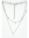 YouBella
Gold-Toned & Silver-Toned Alloy Gold-Plated Set of 2 Layered Chains