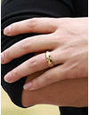 YouBella Jewellery 100% Stainless Steel 18K Gold Plated Ring for Boys and Men