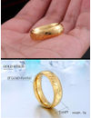 YouBella Jewellery 100% Stainless Steel 18K Gold Plated Ring for Boys and Men