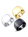 YouBella Jewellery Stainless Steel Combo of 3 Rings for Boys and Men