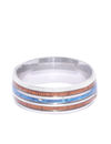 YouBella Men Brown  Blue Striped Finger Ring