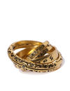 YouBella Gold Plated Textured Spinning Finger Ring