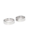 YouBella Set of 2 Silver-Plated Engraved Couple Rings