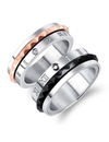 Valentine Gifts for Girlfriend/Wife : YouBella Jewellery 100% Stainless Steel Never Fading Couple Rings for Girls/Women/Boys/Men