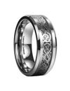 YouBella Boys/Men's Silver Plated Stainless Steel Ring Jewellery Combo (Style 2)