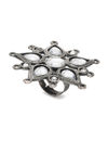 YouBella Jewellery Celebrity Inspired Oxidised Combo of 2 Rings for Girls and Women (Silver) (YBRG_20253)