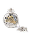 YouBella Pocket Watch Pendant with Chain for Husband Unique Memorable Gift Dual Purpose Stainless Steel Clock for Men (YBWATCH_0030)