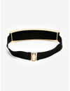 YouBella Jewellery Celebrity Inspired Adjustable Kamarband Waist Belt for Women/Girls (YB_Belt_10) (Black)