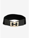 YouBella Jewellery Celebrity Inspired Adjustable Kamarband Waist Belt for Women/Girls (YB_Belt_12) (Black), Large