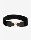 YouBella Jewellery Celebrity Inspired Adjustable Kamarband Waist Belt for Women/Girls (YB_Belt_16) (Black)