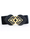 YouBella Jewellery Celebrity Inspired Adjustable Kamarband Waist Belt for Women/Girls (YB_Belt_29) (Black), Large