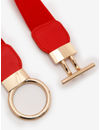 YouBella Jewellery Celebrity Inspired Adjustable Kamarband Waist Belt for Women/Girls (YB_Belt_33) (Red)