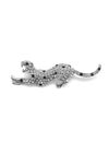 YouBella Stylish Leopard Crystal Jewellery Silver Plated Brooches for Women (Silver) (YB_Brooch_111)